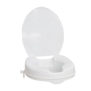 Raised Toilet Seat with Lid, 4" AquaSense