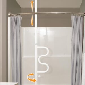 Wonder Bathtub Pole – Adjustable Floor-to-Ceiling Grab Bar