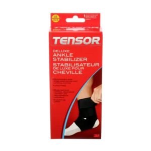 Tensor™ Deluxe Ankle Stabilizer, black, one size